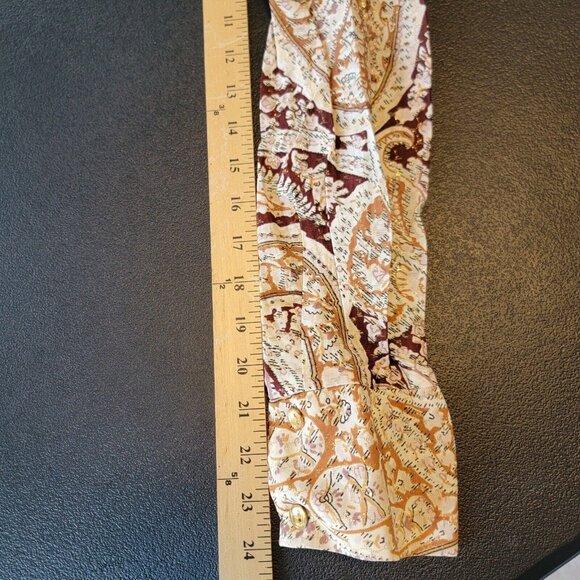 VTG 70’s Mr. Winn Teddi‎ Of California  GrannyCore Secretary Geek Blouse SZ M - Picture 11 of 12